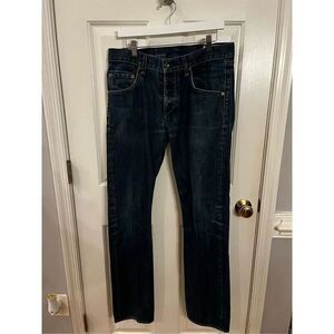 Rag & Bone RB 15X Slim Straight Tailored Workwear Button Fly Jeans sz 33